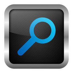 blue icon set - search