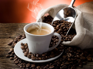 hot  coffee - caffe fumante