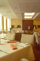 The restaurant with a table