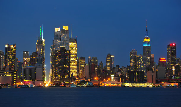 Fototapeta New York City Skyline from the Hudson River