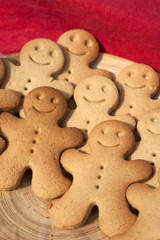 Gingerbread Men on sale on Market Stall