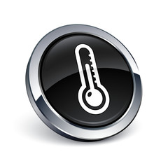 ic&ocirc;ne bouton internet thermom&egrave;tre