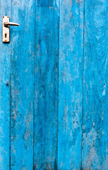 The blue door
