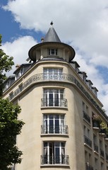 Immeuble du quartier du Luxembourg à Paris