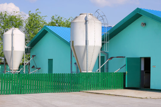 New Modern Pig Farm Exterior