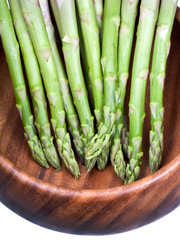 fresh green asparagus