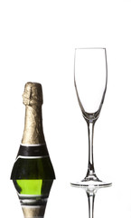 botella de champagne