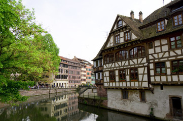 Fototapeta na wymiar Petite France - Straßburg - Elsass - Frankreich