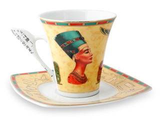 Egyptian cup and saucer