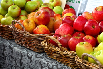 Fresh frits on Salamanca Market , Tasmania, Australia.
