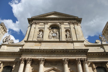 Obraz premium Horloge de La Sorbonne à Paris