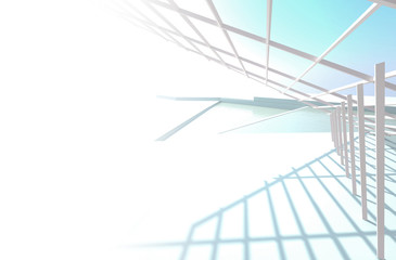3d abstract architectural background