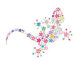 Blümchen Wandtattoo 