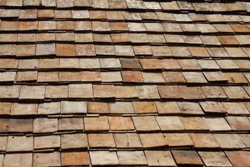 Thai lana earthenware roof