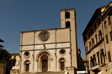 Fototapeta na wymiar Katedra, Todi, Umbria;