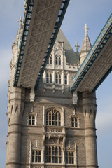 Fototapeta na wymiar Detail of Tower Bridge in London, England, UK