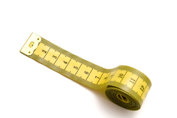 Gelbes Maßband