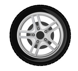 Obraz premium Wheel and tire