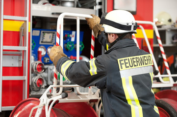 Obraz premium Firefighter