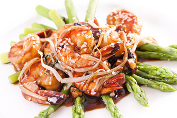 Prawns Teriyaki