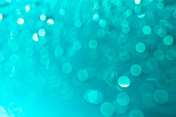 turquoise christmas lights background