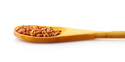 Buckwheat isolated on white