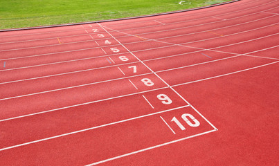 Running track for athletes