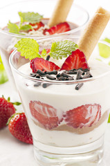 Erdbeerdessert