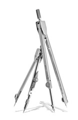 two metallic compass