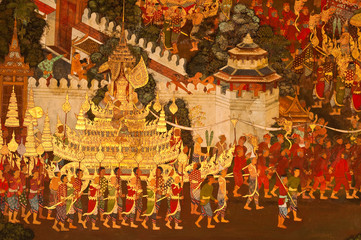 thai mural