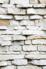 White BrickWall Texture and Background