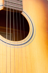 Naklejka premium musical background image of concert guitar