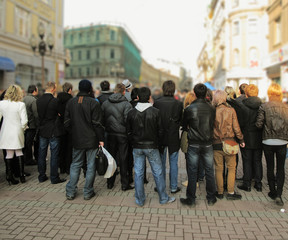 crowd