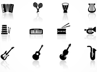 Musical instrument icons