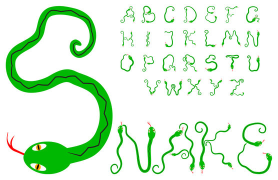 Snake alphabet