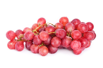 Fresh red grapes