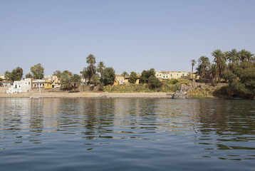 View of Elephantine Island on the Nile