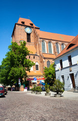 Church Saint John-monument in Torun,Poland - obrazy, fototapety, plakaty