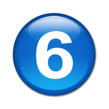 Boton brillante numero 6