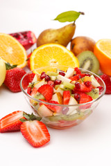 Fresh fruits salad