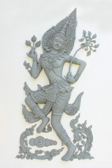 Sculpture of Thai angel