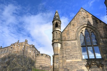 Fototapeta na wymiar Edinburgh / Scotland - Castle of Edinburgh