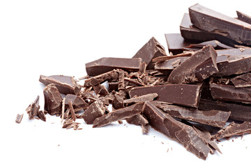 chocolate dessert pieces sweet food