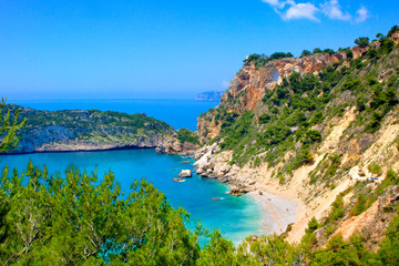 Fototapeta na wymiar beautiful mediterranean coast