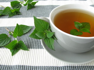 Tee mit Honigmelonen-Salbei