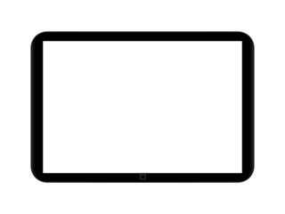 blank tablet computer