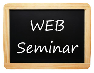 Obraz premium Webseminar oder Webinar