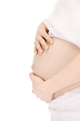 pregnant woman belly