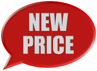 Sprechblase rot NEW PRICE