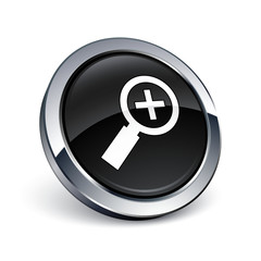 icône bouton internet loupe